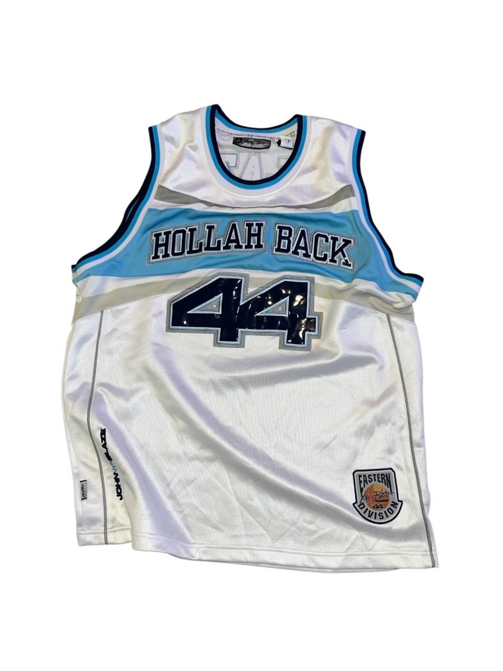 vtg method man wu-tang johnny blaze #44 holla back basketball jersey size XL